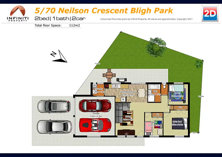 Floorplan of Homely unit listing, 5/70 Neilson Crescent, Bligh Park NSW 2756