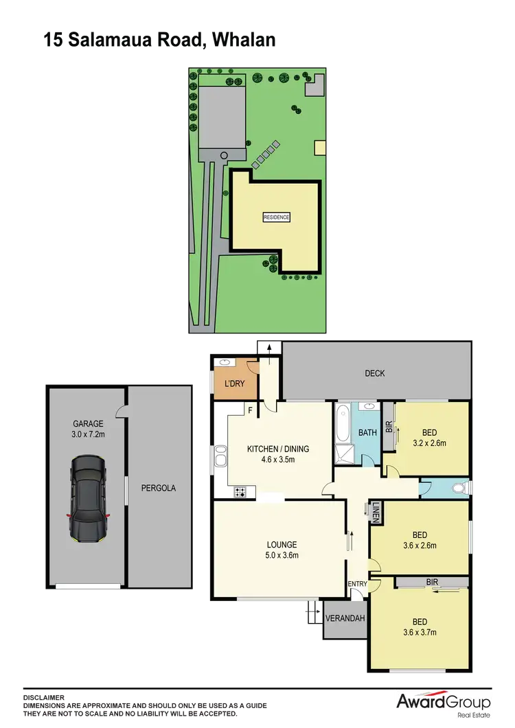 Floorplan of Homely house listing, 15 Salamaua Road, Whalan NSW 2770