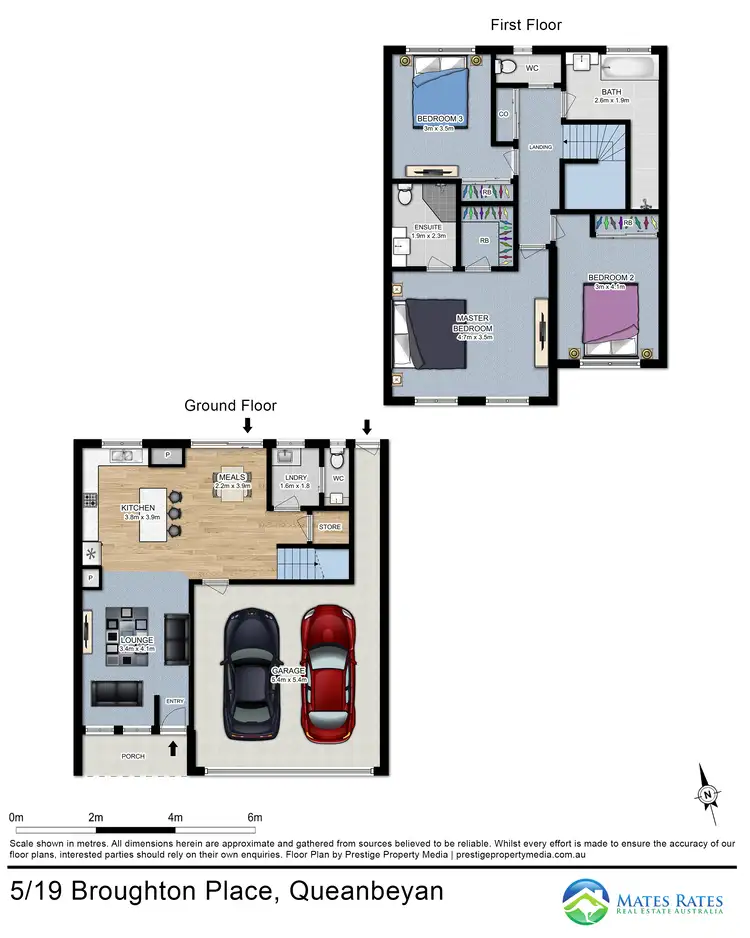 Floorplan of Homely townhouse listing, 5/19 Broughton Place, Queanbeyan NSW 2620