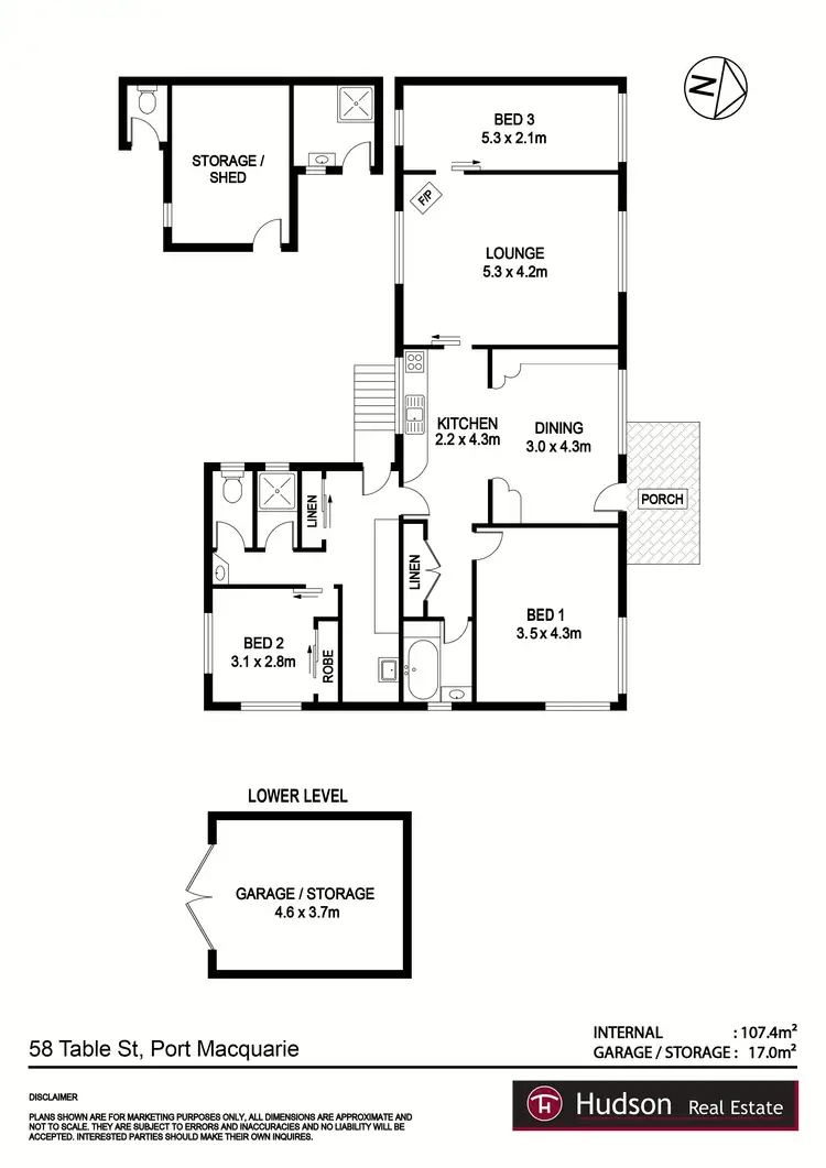 Floorplan of Homely house listing, 58 Table Street, Port Macquarie NSW 2444