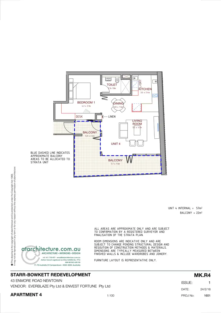 Floorplan of Homely apartment listing, 4/43 Enmore Road, Newtown NSW 2042