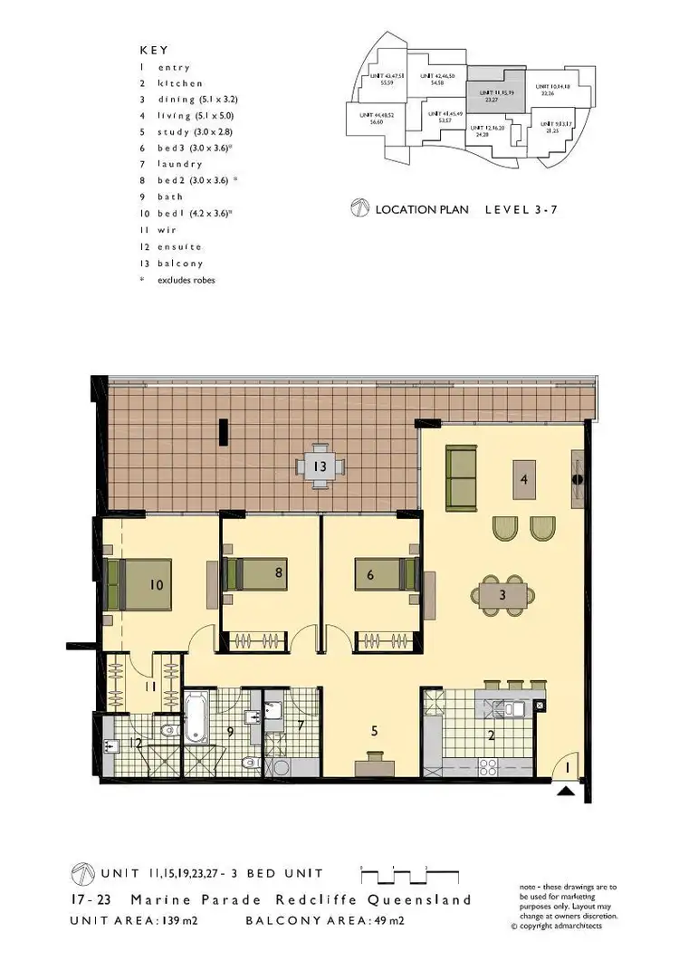 Floorplan of Homely unit listing, 19/17 Marine Parade, Redcliffe QLD 4020