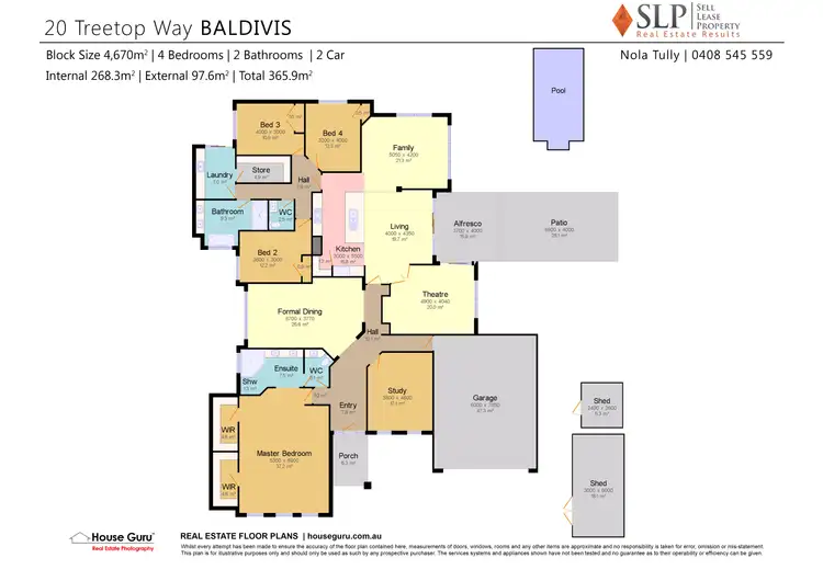 Floorplan of Homely house listing, 20 Treetop Way, Baldivis WA 6171