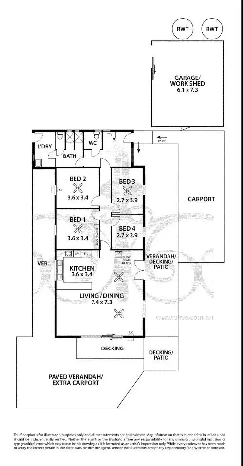 Floorplan of Homely house listing, 37 Hallett Street, Callington SA 5254