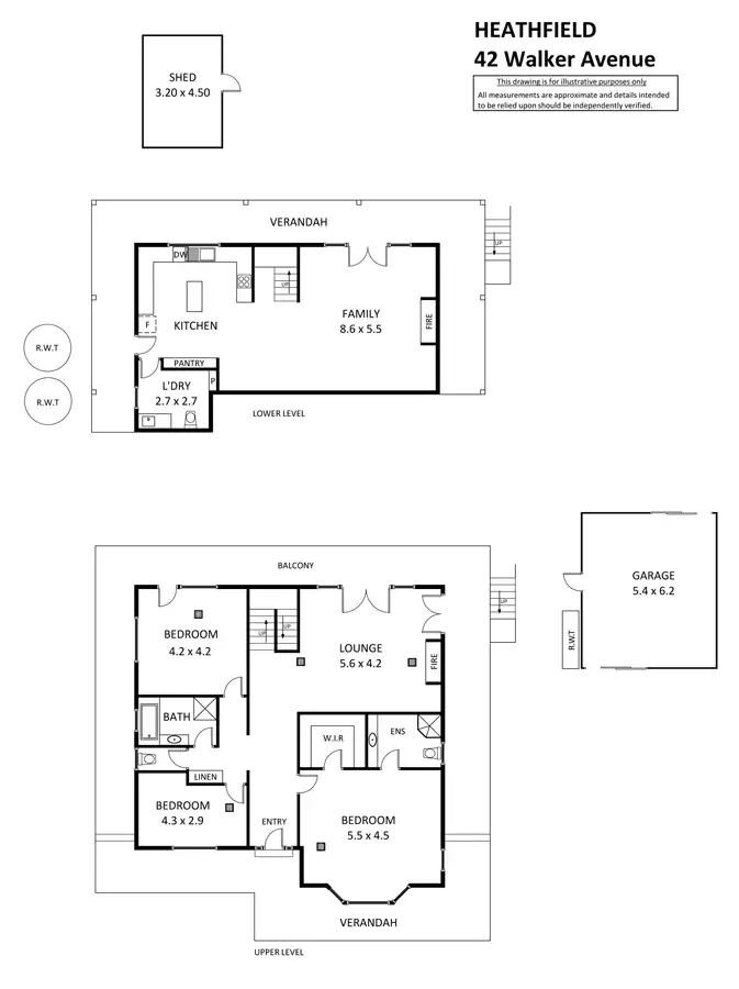 Floorplan of Homely house listing, 42 Walker Avenue, Heathfield SA 5153