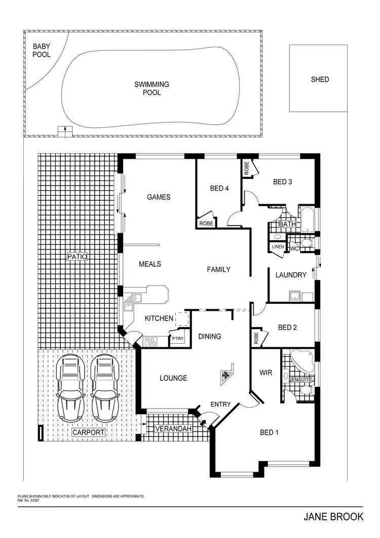 Floorplan of Homely house listing, Address available on request