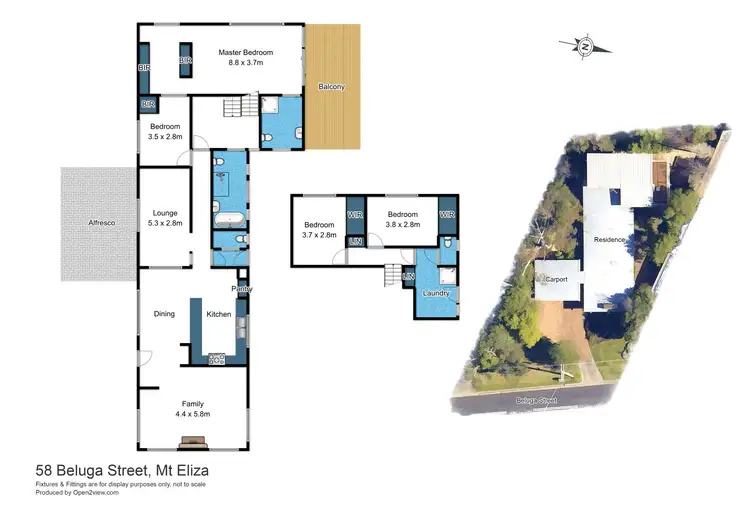 Floorplan of Homely house listing, 58 Beluga Street, Mount Eliza VIC 3930