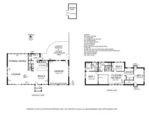 Floorplan of Homely house listing, 3 Skyline Drive, Gisborne VIC 3437