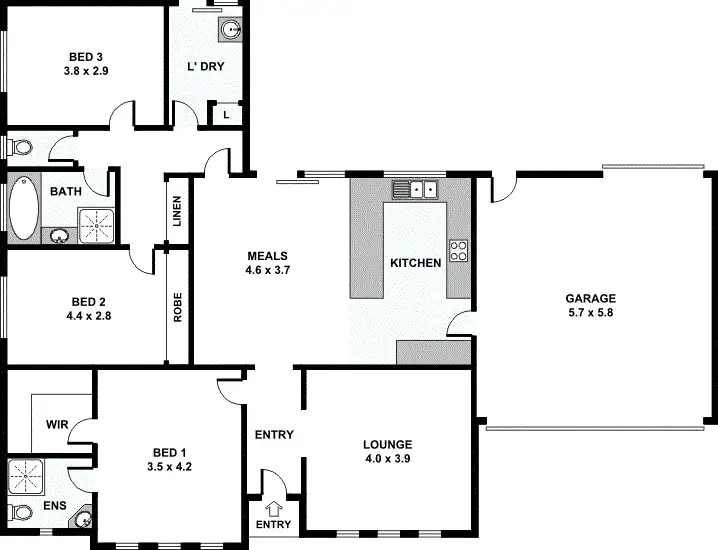 Floorplan of Homely house listing, 5/5 Bella Street, Gawler East SA 5118