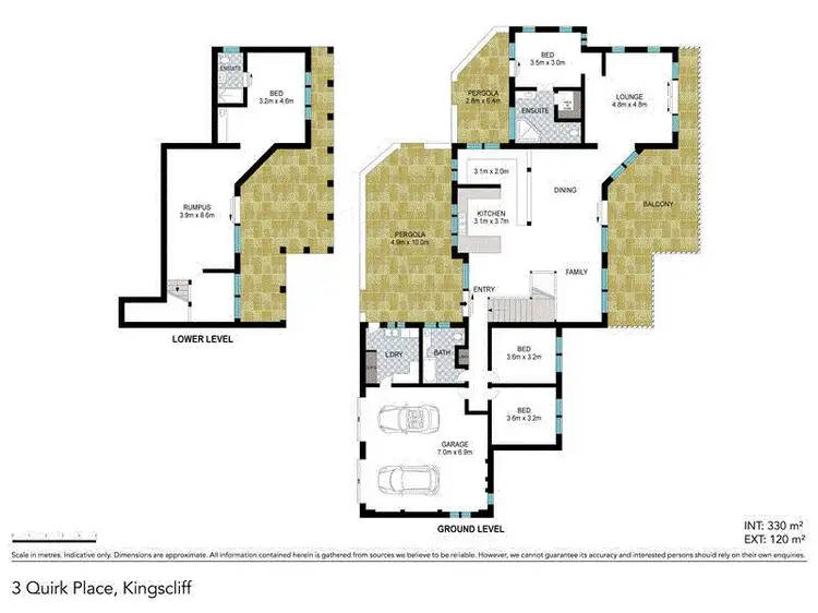 Floorplan of Homely house listing, 3 Quirk Place, Kingscliff NSW 2487