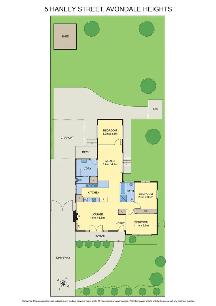 Floorplan of Homely house listing, 5 Hanley Street, Avondale Heights VIC 3034