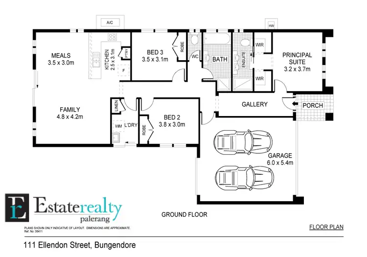 Floorplan of Homely house listing, 111 Ellendon Street, Bungendore NSW 2621
