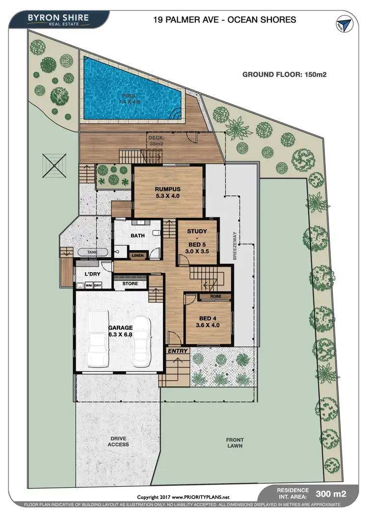 Floorplan of Homely house listing, 19 Palmer Avenue, Ocean Shores NSW 2483