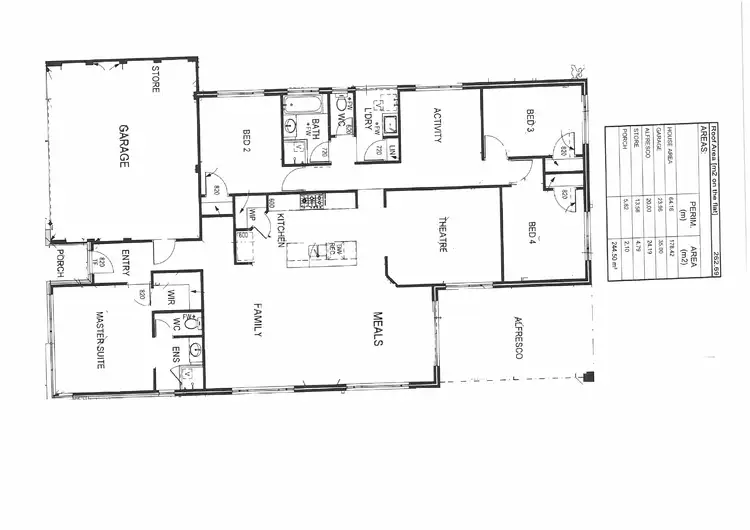 Floorplan of Homely house listing, 49 Epidote Vista, Wellard WA 6170