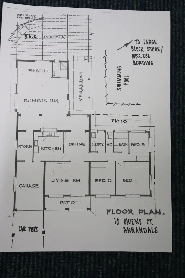 Floorplan of Homely house listing, 10 OWENS Court, Annandale QLD 4814