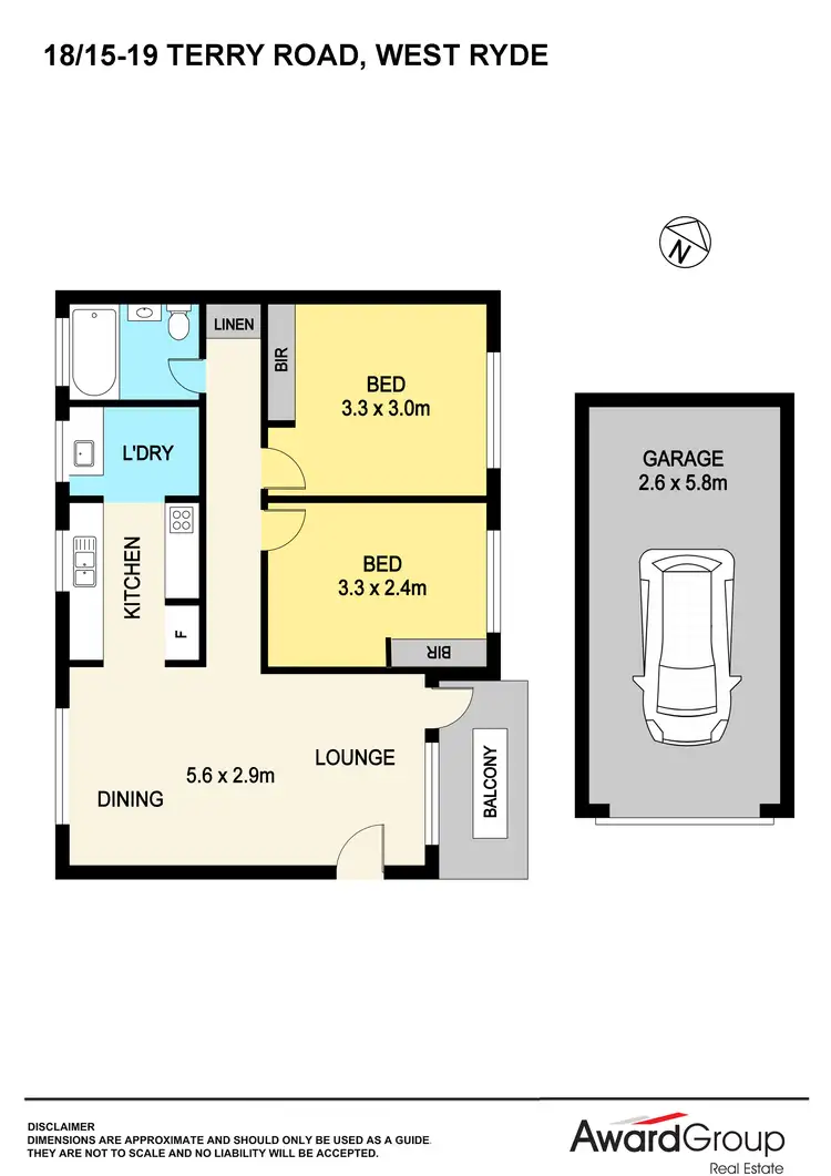 Floorplan of Homely unit listing, 18/15-19 Terry Road, West Ryde NSW 2114