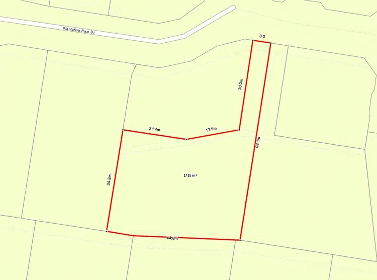 Floorplan of Homely land listing, 2 Bowers Court, Woombye QLD 4559