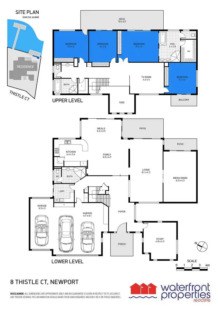 Floorplan of Homely house listing, 8 Thistle Court, Newport QLD 4020