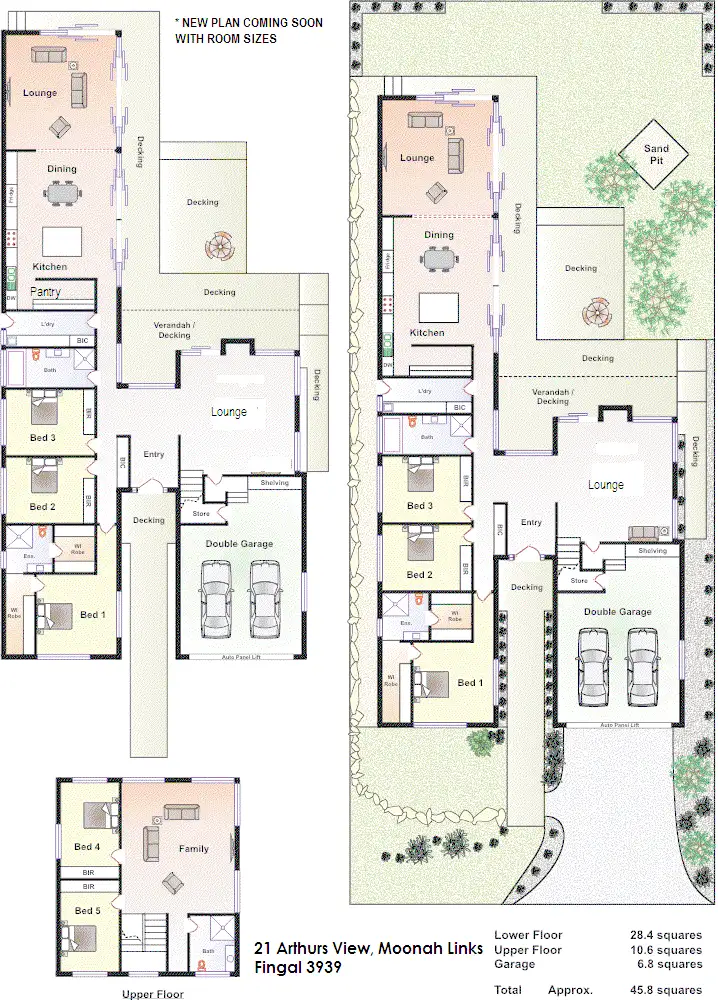 Floorplan of Homely house listing, 21 Arthurs View St, Fingal VIC 3939