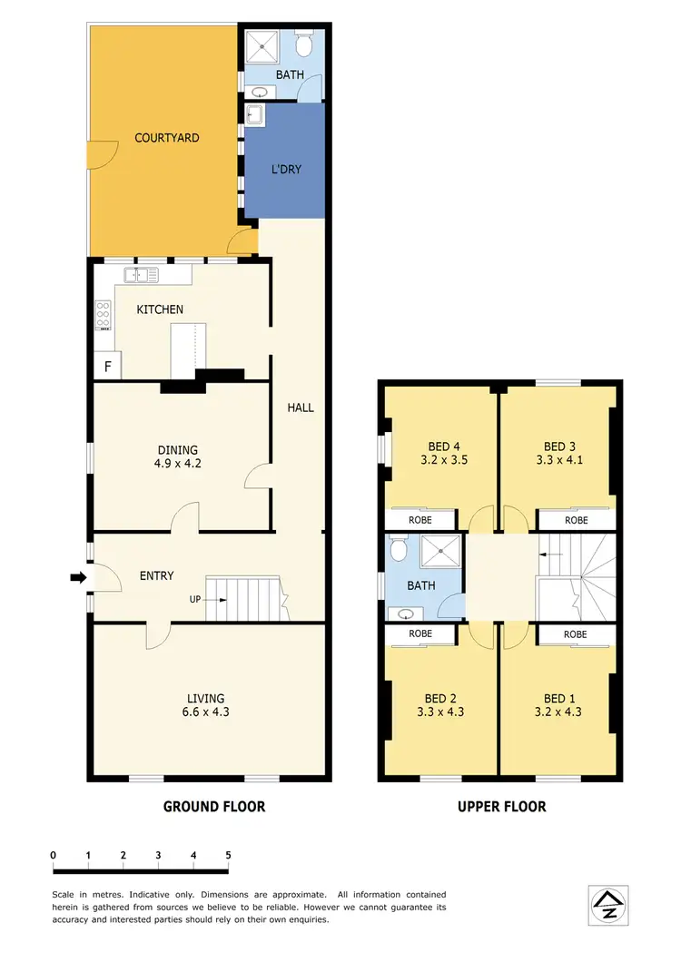 Floorplan of Homely house listing, 312 Fitzroy Street St, Fitzroy VIC 3065