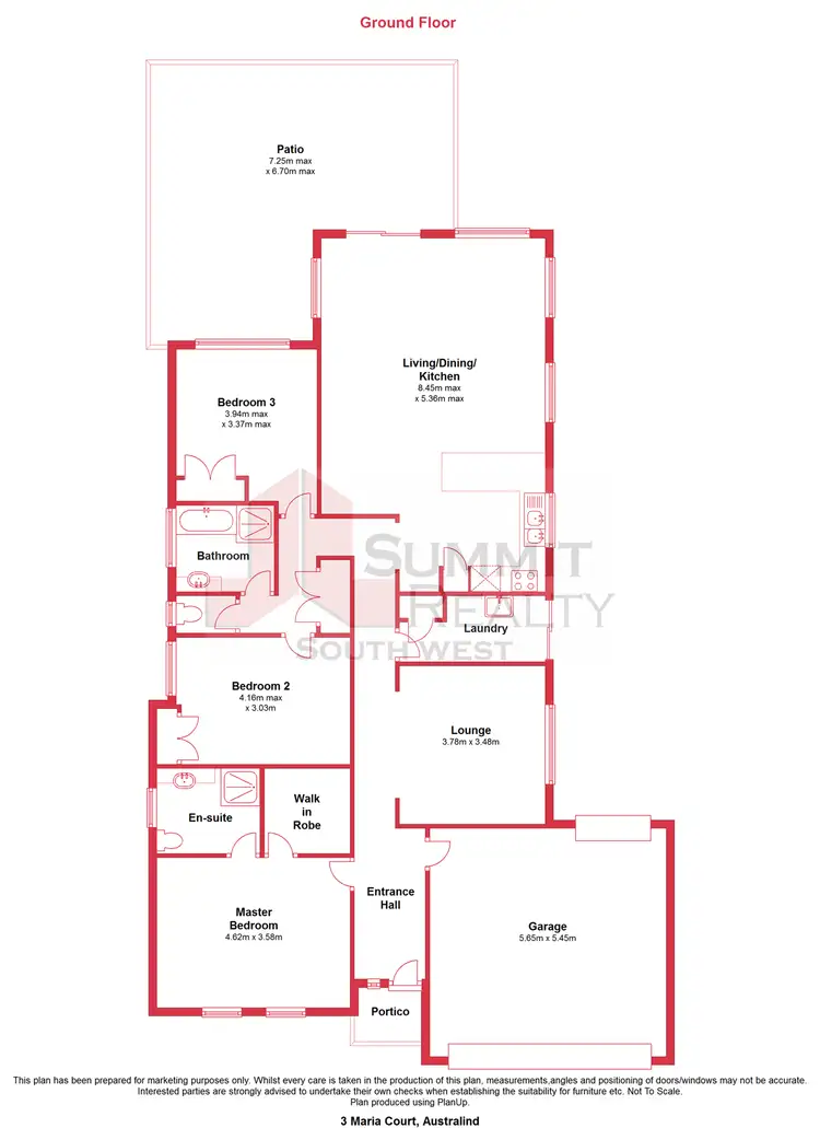 Floorplan of Homely house listing, 3 Maria Court, Australind WA 6233