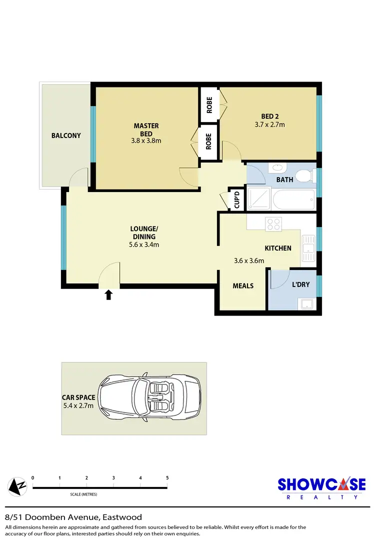Floorplan of Homely unit listing, 8/51 Doomben Avenue, Eastwood NSW 2122