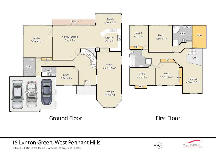 Floorplan of Homely house listing, 15 Lynton Green, West Pennant Hills NSW 2125