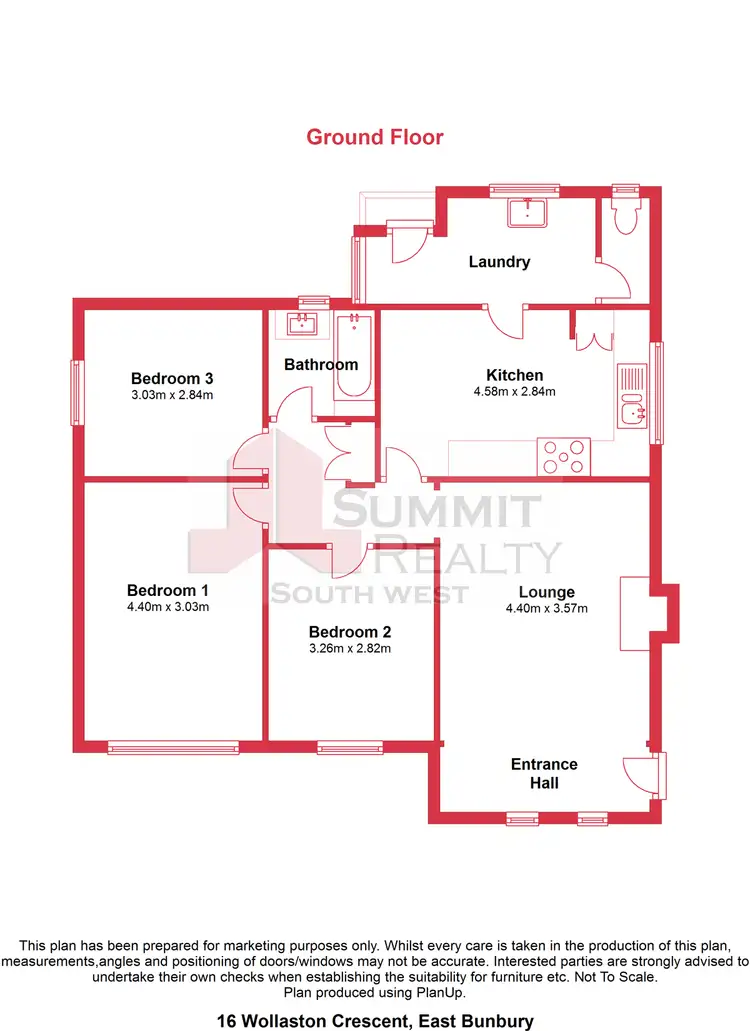 Floorplan of Homely unit listing, 16 Wollaston Crescent, East Bunbury WA 6230