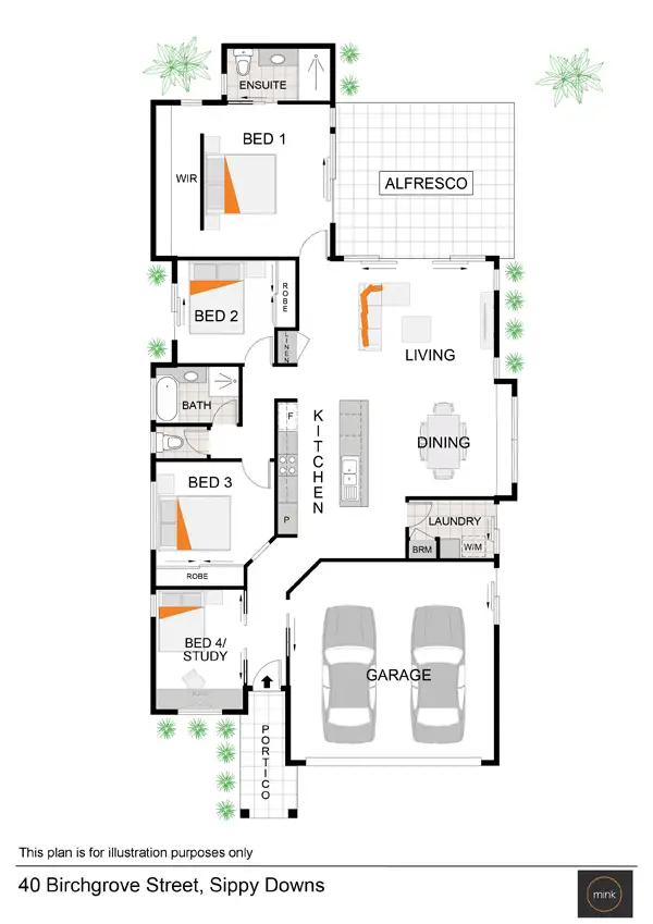 Floorplan of Homely house listing, 40 Birchgrove Street, Sippy Downs QLD 4556