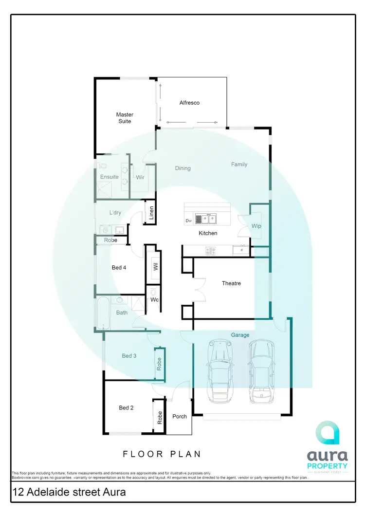 Floorplan of Homely house listing, 12 Adelaide Cct, Caloundra West QLD 4551