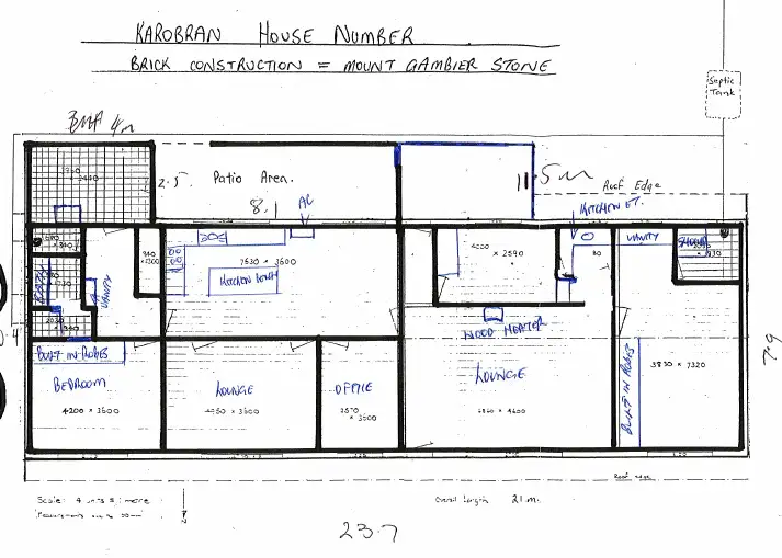 Floorplan of Homely rural property listing, 95 Stotts Lane, Joanna SA 5271