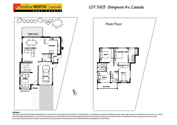 Floorplan of Homely house listing, Lot 563 Simpson Avenue, Casula NSW 2170