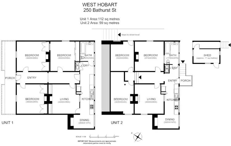 Floorplan of Homely house listing, 250 Bathurst Street, West Hobart TAS 7000
