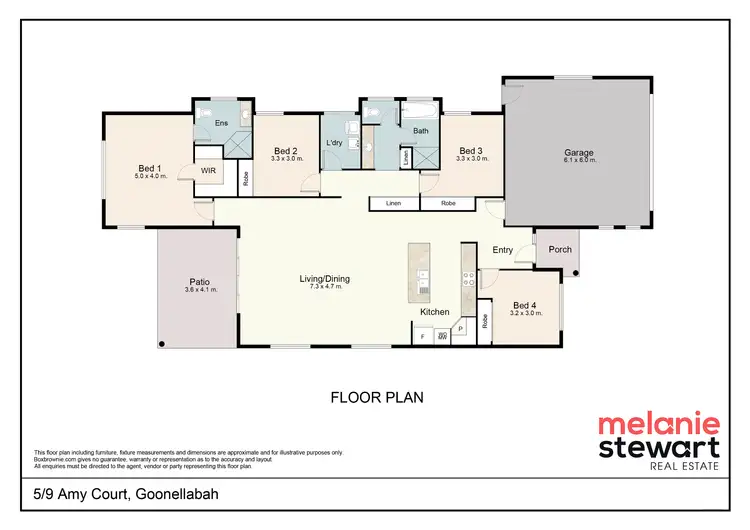 Floorplan of Homely house listing, 9. Amy Court, Goonellabah NSW 2480