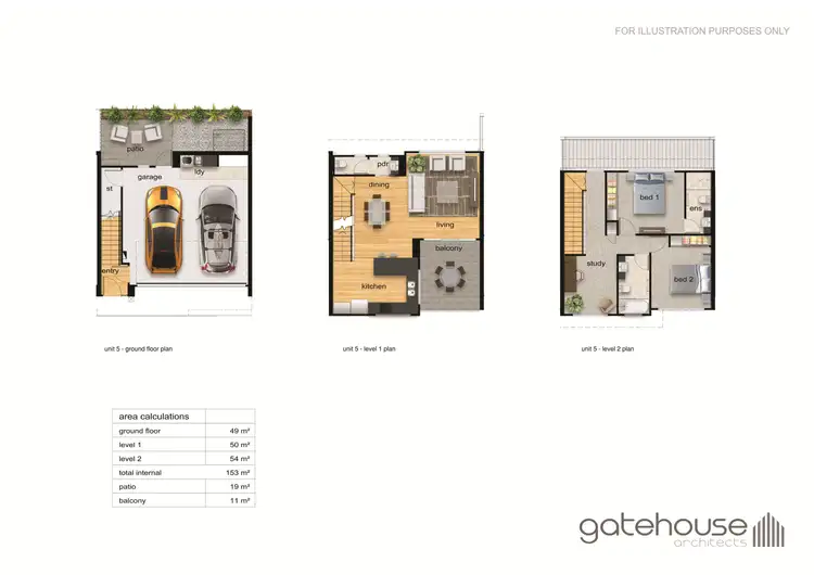 Floorplan of Homely townhouse listing, 5/32 John Street, Redcliffe QLD 4020