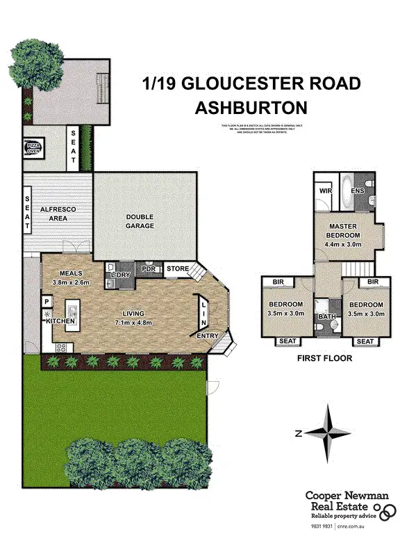 Floorplan of Homely house listing, 1/19 Gloucester Road, Ashburton VIC 3147
