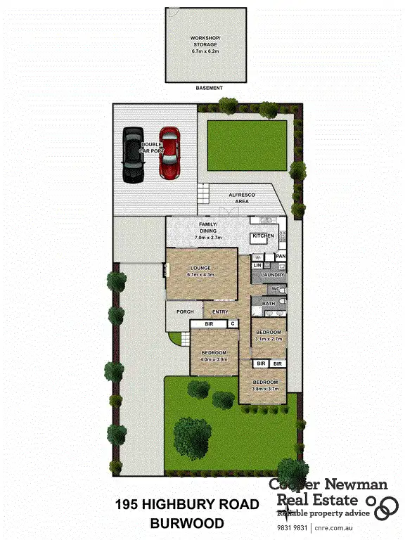 Floorplan of Homely house listing, 195 Highbury Road, Burwood VIC 3125