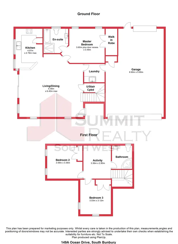 Floorplan of Homely house listing, 149A Ocean Drive, South Bunbury WA 6230