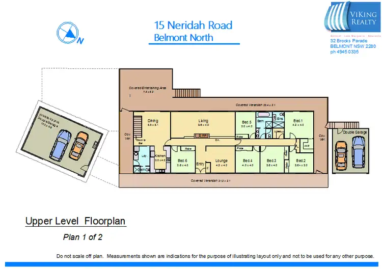Floorplan of Homely house listing, 15 Neridah Road, Belmont North NSW 2280