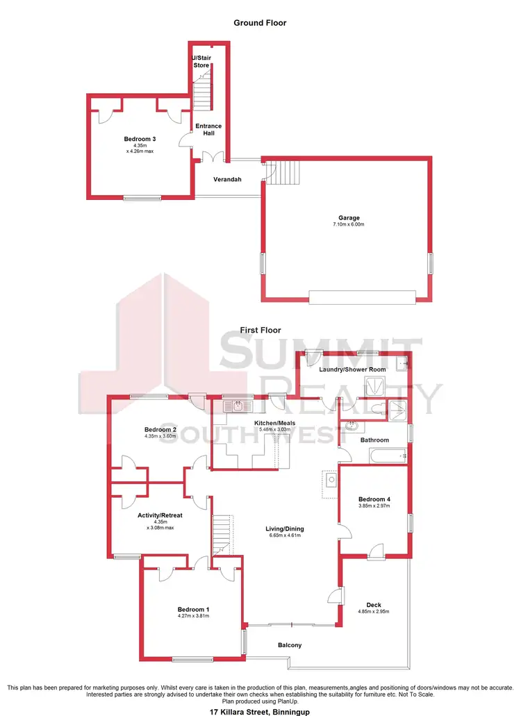 Floorplan of Homely house listing, 17 Killara Street, Binningup WA 6233