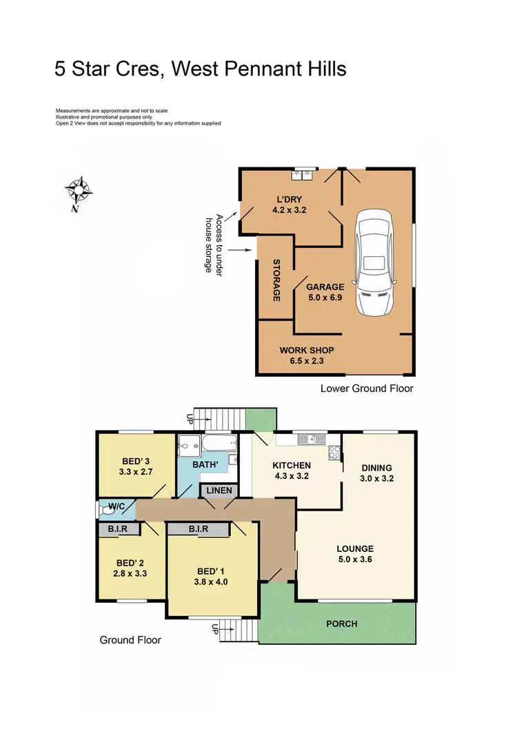 Floorplan of Homely house listing, 5 Star Crescent, West Pennant Hills NSW 2125