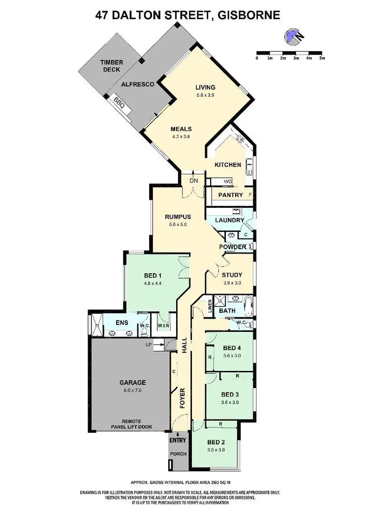 Floorplan of Homely house listing, 47 Dalton Street, Gisborne VIC 3437