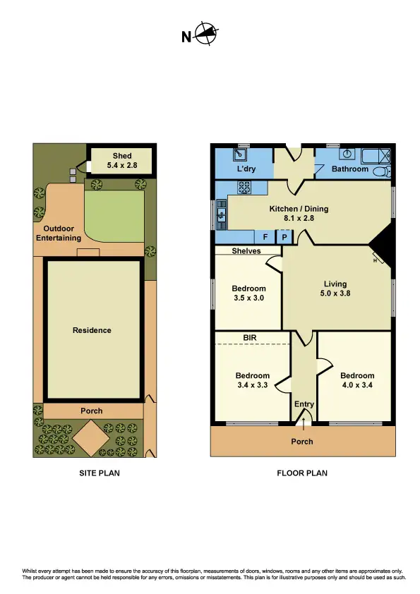 Floorplan of Homely house listing, 47 Queensville Street, Kingsville VIC 3012