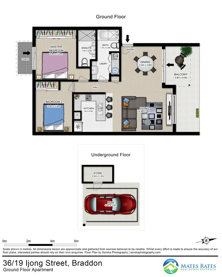 Floorplan of Homely unit listing, 36/19 Ijong Street, Braddon ACT 2612