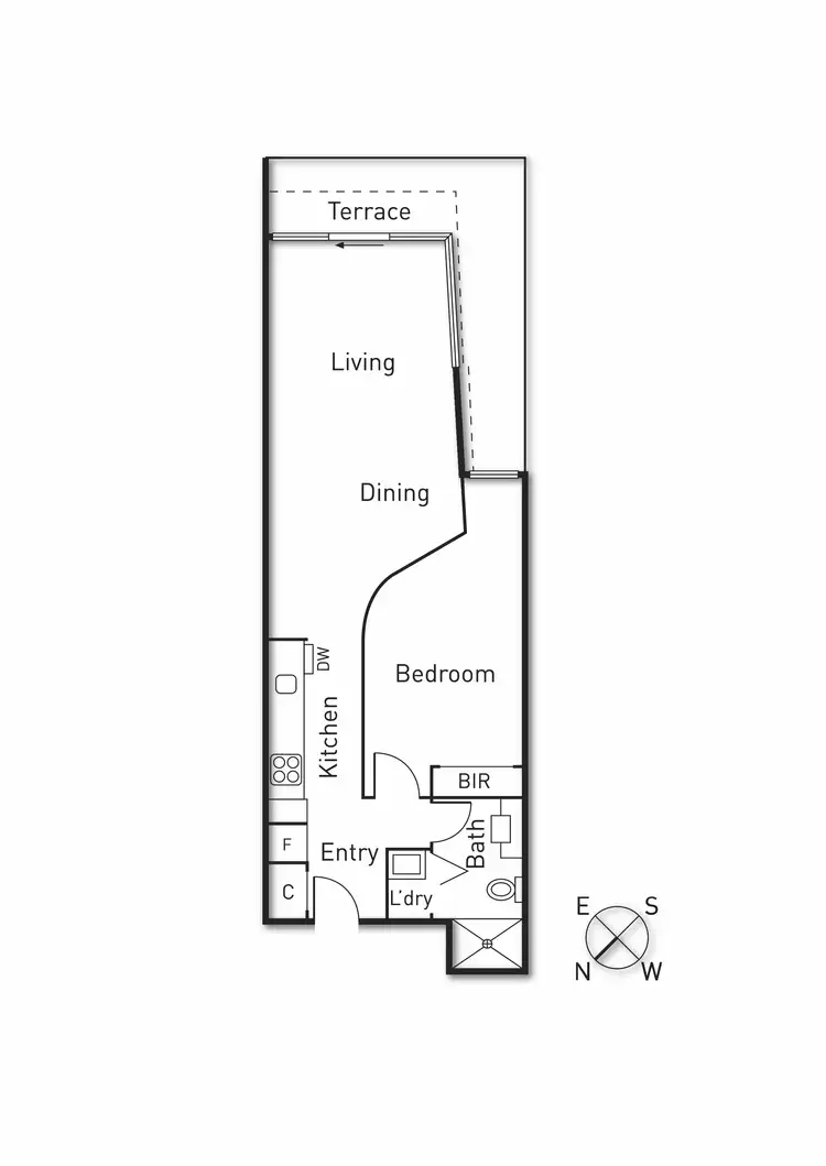Floorplan of Homely apartment listing, 103/105 Nott Street, Port Melbourne VIC 3207