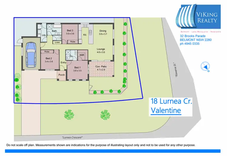 Floorplan of Homely house listing, 18 Lurnea Crescent, Valentine NSW 2280