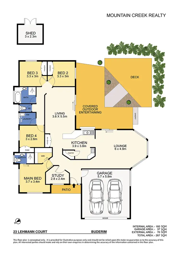 Floorplan of Homely house listing, 23 Lehmann Court, Buderim QLD 4556