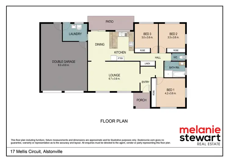 Floorplan of Homely house listing, 17 Mellis Circuit, Alstonville NSW 2477