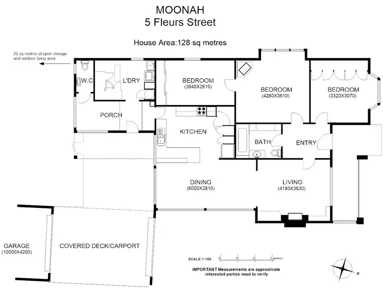 Floorplan of Homely house listing, 5 Fleurs St, Moonah TAS 7009