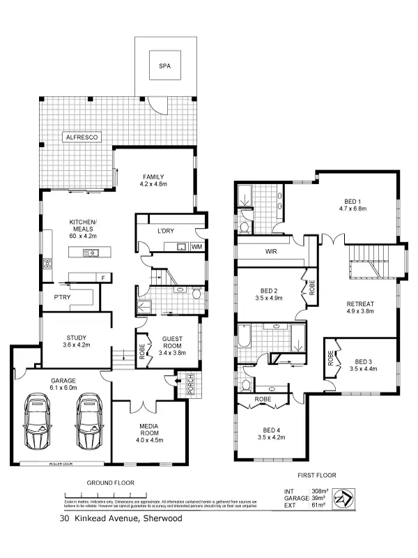 Floorplan of Homely house listing, 30 Kinkead Avenue, Sherwood QLD 4075